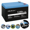 Qoltec LiFePO4 batéria 12,8 V 12 Ah 153,6 Wh BMS