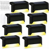 Solárna zapichovacia záhradná lampa - Solárne žiarovky pre schody LED schodisko LED schodisko so súmrakovým snímačom 8x (Solárne žiarovky pre schody LED schodisko LED schodisko so súmrakovým snímačom