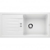 Blanco Favum XL 6 S Granitový drez s odkapávačom, obojstranný, 86x43,5 cm, biely, 524235