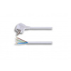 Solight flexo šnúra, 3x 1,5mm2, biela, 2m