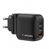 Verbatim GaN cestovní nabíječka do sítě USB 3.0, USB C vyměnitelné vidlice C,G,A
