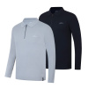 Fabric 2-Pack Long Sleeve Polo Black/Grey 2XL