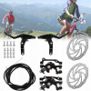 SADA MTB KOTÚČOVÝCH BRZDOVÝCH KOTÚČOV NA BICYKEL, 160 MM