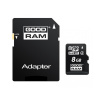 Goodram microSDHC 8GB class 4 + adapter M40A-0080R11