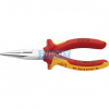 KNIPEX 25 06 160 Půlkulaté kleště s břity pro radiotechniku, izolované vícesl.návleky, certif.VDE