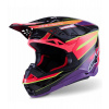Přilba SUPERTECH S-M10 ERA, ALPINESTARS (růžová/fialová/žlutá fluo) 2026 S