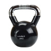 HMS Kettlebell s chrómovaným úchopom KTC 20 kg čierny