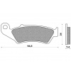 brzdové destičky (směs OFF ROAD DIRT RACE SINTERED) NEWFREN (2 ks v balení) M502-417