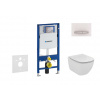 Geberit Duofix Modul na závesné WC s tlačidlom Sigma50, alpská biela + Ideal Standard Tesi - WC a doska 111.300.00.5 NF8