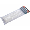 EXTOL PREMIUM Pásky sťahovacie biele, 2,5x150mm, 100ks, pr.35mm, 8kg, nylon PA66, EXTOL PREMIUM 8856104