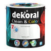 Farba na - Dekoral CLEAN COLOR 2,5L Teplá ľadová saténová farba (Farba na - Dekoral CLEAN COLOR 2,5L Teplá ľadová saténová farba)