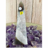Nefertitis Achát brazílsky špice - obelisk KO13 NF50723 - cca 4,4 x 16,2 cm, 423 g