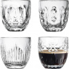 La Rochere Poháre na espresso TROQUETS rôzne typy číra box 4 x 100 ml