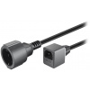 PremiumCord predlžovací prívod 230V CEE 7/7 - IEC320 C14 / 20 cm
