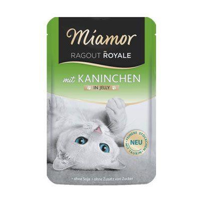 Miamor Cat Ragout vreckový králik v želé 100g