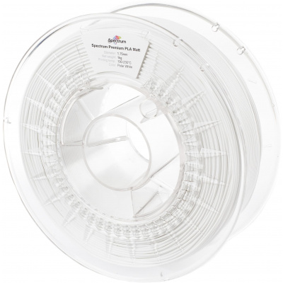 Filament Filament Spectrum PLA Matt 1.75mm Polar White 1kg, materiál PLA, priemer 1,75mm s (80235)