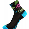 VoXX® Ralf X Unisex vzorované športové ponožky BM000000591700100849 bike/čierna 43-46 (29-31)