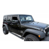 Deflektory okien pre JEEP WRANGLER (JK) 5D 2007-up (+OT) 4ks (predné + zadné)