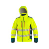 Canis CXS Bunda CXS BEDFORD, výstražná, pánská, softshell 111700618096 2XL Žlutá/petrolová