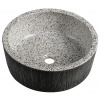 Sapho PRIORI keramické umývadlo na dosku, priemer 41cm, granit, PI035