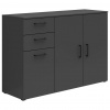 Carryhome KOMODA, grafitová, 120/83/40 cm - Predsieňové programy - 002427022228