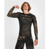 Pánský rashguard - funkční triko - Venum Gorilla Jungle - dlouhé rukávy - Black/Sand černé Velikost: L