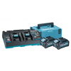 Makita 191U00-8 Sada Li-ion XGT 40V 2ks BL4040+1ks DC40RB+1ksMakpac