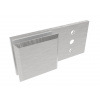EKOfence Zasklenie pevne - držiak skla, Zamak,T 8-10mm 10598