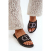 Čierne semišové šľapky pre dámy, KV27-052 BLACK__32515-39 39