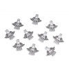 Prívesok anjel 27x28 mm platina 10ks