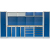 Kvalitný PROFI BLUE dielenský nábytok 3920 x 495 x 2000 mm - MTGS1300AA8