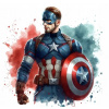 CUKROVÁ TLAČ Opłatek na Tort Cukrová hmota Kapitán Amerika Avengers 3