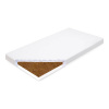 NEW BABY Detský matrac STANDARD 160x80x10 cm kokos-molitan biely 160x80x10 biela