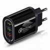 Sieťová nabíjačka Wall Charger 3xUSB QC 3.0 (BK373) - čierna