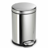Kúpeľňový kôš nerezová oceľ simplehuman 4,5 l strieborný
