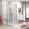 Ravak Chrome - Sprchové dvere CRV2-80, 78-80 cm, lesklý hliník/číre sklo 1QV40C00Z1