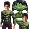HULK KOSTÝM KOSTÝM KOSTÝM Jednodielny Svaly 110/116 MASKA