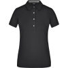 James & Nicholson Polokošile JN 969 button-down, krátký rukáv, dámská COT020969f9603-black/black L Černá/bílá
