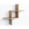Nástenný regál/polica Geometry, dub sonoma