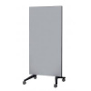 Legamaster Glassboard tabuľa sivá na kolieskach 90 x 175 cm