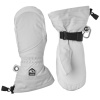 HESTRA HELI SKI FEMALE MITT W PALE GREY & OFFWHITE RUKAVICE Veľkosť: 7