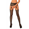 Pančuchy Obsessive S821 stockings Farba: Čierna, Veľkosť: S/M