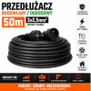 Predlžovací Kábel záhradný čierny 50 m 1 zásuvka 16A 3x2,5 mm