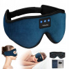 Maska na spanie - Blade Band Sleep Sleep Band Band s slúchadlami čierny, námornícky modrý, modrý (3D očné pásmo pre slúchadlá Sleep Bluetooth)