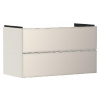 Hansgrohe Xevolos E - Umývadlová skrinka 98x58x48 cm, 2 zásuvky, matná béžová/metalická béžová 54182790