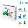 HEY CLAY Kreatívna modelovacia súprava - Dinosaur (18 kusov modelovacej hmoty)