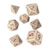 Q-workshop Sada kociek RuneQuest: Beige & burgundy