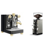 Lelit Bianca PL162T V3, black + Eureka Mignon Libra, CR chrome