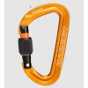 Mammut Sender Screwgate Karabína s poistkou, tvar D, hliníková, oranžová, 1 ks