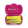 Curaprox Travel Set zubná kefka + CPS medzizubné kefky 2 ks + zubná pasta 10 ml darčeková sada, magenta